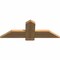 Ekena Millwork Eugene Smooth Timber Gable Bracket, Western Red Cedar, 36"W x 13"H x 1 1/2"D x 5 1/2"F, 9/12 Pitch GBW036X13X0206EUG00SWR - alternate 3